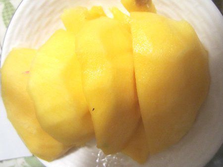 �}���S�[�X���C�X�EMango slice