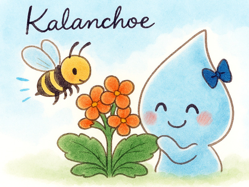 AQUA-chan who loves Kalanchoe nectar